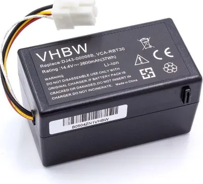 Produktbild von vhbw Akku kompatibel mit Samsung Navibot VCR8980, SR8981, SR8980, VCR8940, VCR8930 Staubsauger (2600 mAh, 14,4 V, Li-Ion)