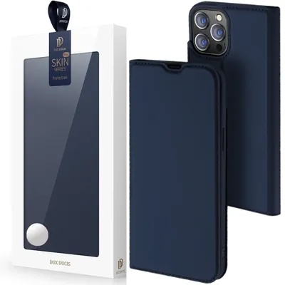 Zdjęcie produktu dla Dux Ducis Skin Pro Kabura Etui Pokrowiec Z Klapką Iphone 13 Pro Niebieski