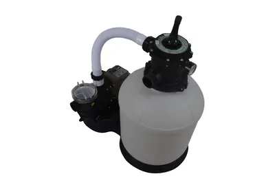 Produktbild von SPIRATO Sandfilteranlage 400 mm – Pumpe 550 Watt, 6‑Wege‑Ventil, Timer, 13 m³/h