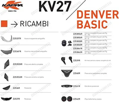 Produktbild von KAPPA Visier, Für Integralhelm KV27, klar
