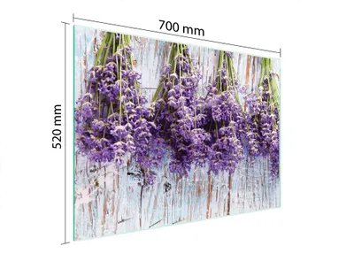 Produktbild von Glasschutzplatte Für Herd 70X52 Lavendel