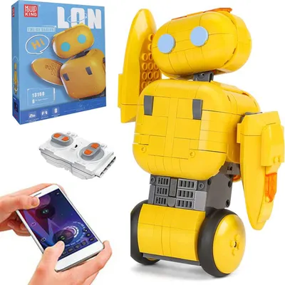 Image de MK 13100 Robot de construction LON RC Jouets pour enfants Robot éducatif 495 pièces NOUVEAU