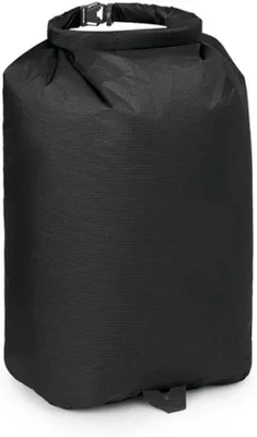 Produktbild von Famanu Dry Bag 12 Liter - Ultraleicht, wasserdicht, kompakte Trocken Tasche für Outdoor und Reisen - Schwarz
