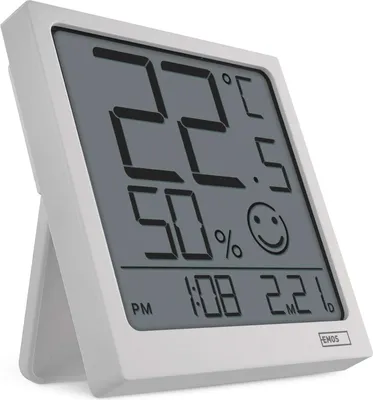 Digitální teploměr s vlhkoměrem, bezdrátové čidlo, datum E0522