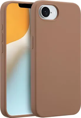 Zdjęcie produktu dla Accezz Liquid Silicone Backcover z MagSafe do Apple iPhone 17e / 16e - jasnobrązowy