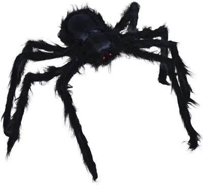 Produktbild von Riesenspinne Halloween Deko lila 230 cm - Einheitsgröße