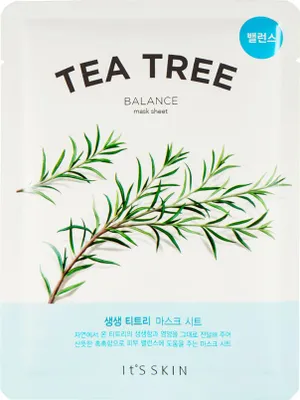 Image de IT'S SKIN - The Fresh Mask Sheet Tea Tree - Masque en feuilles pour une peau équilibrée - 20 g