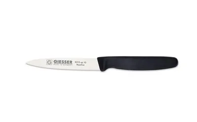 Produktbild von GIESSER Gemüsemesser glatt, 100 mm, schwarz