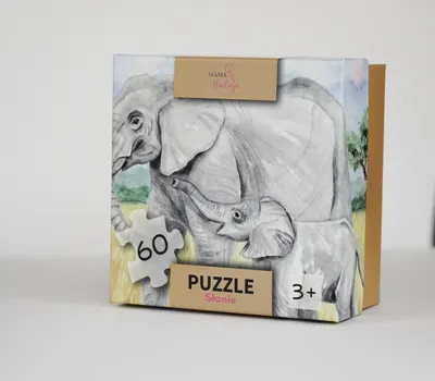 Obrázok produktu pre Puzzle 60 slonov