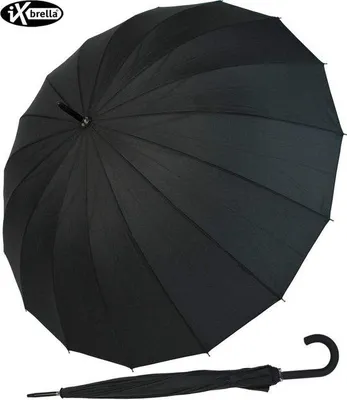 Produktbild von Famanu Regenschirm 16-teilig - Automatisch, sturmfest, schwarz