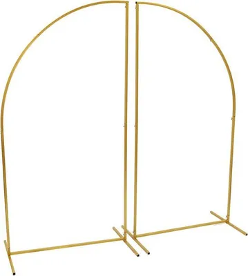 Produktbild von Runde Metallbogen in Gold - 1,8 m