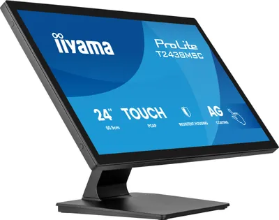 Produktbild von iiyama ProLite T2438MSC-B2 Computerbildschirm 60,5 cm (23.8") 1920 x 1080 Pixel Full HD LED Touchscreen Schwarz