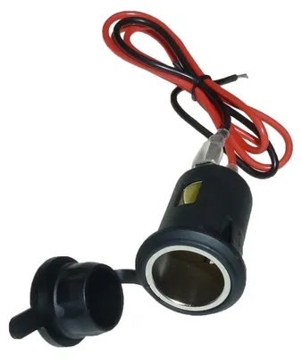 Produktbild von KFZ Einbau Steckdose 12V 24V KFZ Inkl. Kabel Zigarettenanzünder Bord Buchse LKW