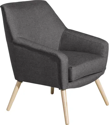 Produktbild von Max Winzer Sessel Alegro - Flachgewebe anthrazit - Maße: 67 x 71 x 81 cm