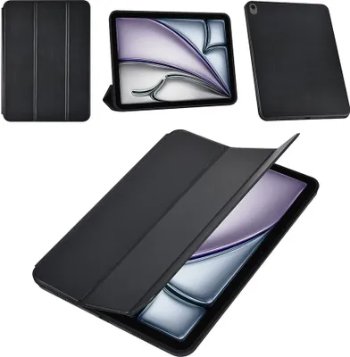 Obrázok produktu pre Iné značky iPad Air 11(2024) Book Case Tablet - inteligentné puzdro - čierne