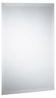 Produktbild von Relaxdays Spiegel rahmenlos, Wandspiegel 40x60 cm, Hoch- & Querformat, Facettenspiegel für Bad, Flur, Gäste-WC, klar