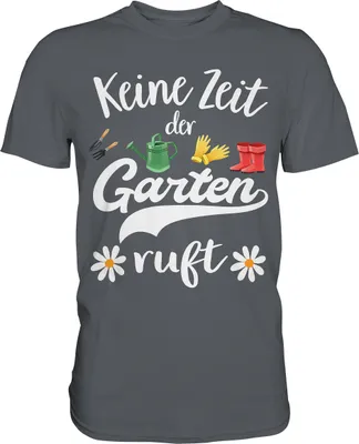 Produktbild von Gänseblümchen Keine Zeit der Garten ruft Shirt Gärtner – Dark Grey / M