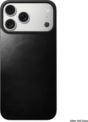 Obrázek produktu pro Nomad Magnetic Leather Back, black (Horween), Magsafe - iPhone 17 Pro Max