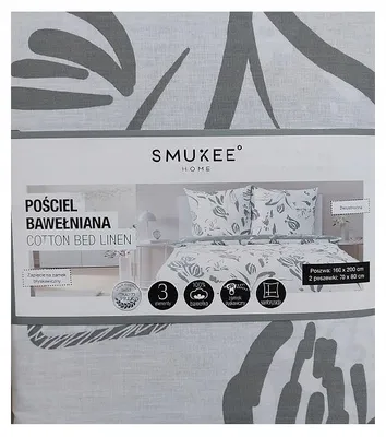 Produktbild von Smukee Bettwäsche-Set Baumwolle 220x200cm 70x80cm