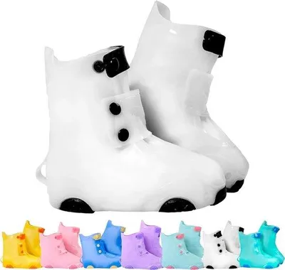 Produktbild von Regenlaars für Kinder, unisex, herstellbar, weiß, kleinkindgröße