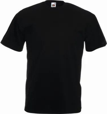 Produktbild von T-Shirt | Fruit of the Loom (FOL61036), Farbe:black, Größe:XXXXL