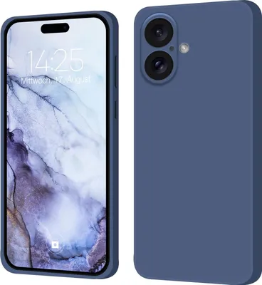 Produktbild von Hülle für Apple iPhone 17 Case Cover Bumper Silikon Softgrip Schutzhülle Farbe: Lavendelblau