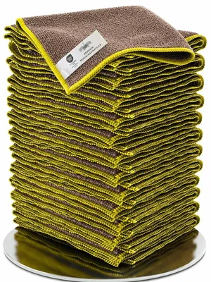 Obrázok produktu pre Solidchoice – Mikrovláknové utierky na kuchyňu a domácnosť – sada 50 kusov, 40 x 40 cm