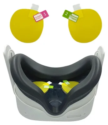 Image de Film de protection pour lentilles du casque VR Meta Quest 3, résistant aux rayures, en résine