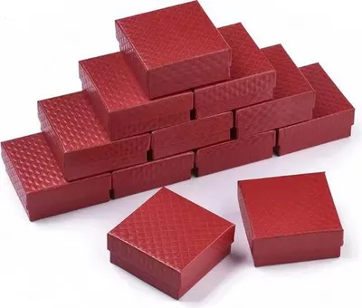Produktbild von Box für Manschettenknöpfe rot