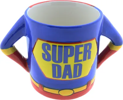 Produktbild von Becher "Super Dad" aus Steingut 500ml