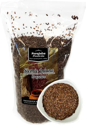 Siemię lnu brązowe SIEMIĘ LNIANE len 5Kg Swojska Piwniczka