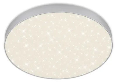 Produktbild von LED Aufbauleuchte IP20 Sternenhimmel 24,5 W silber Metall-Kunststoff Briloner