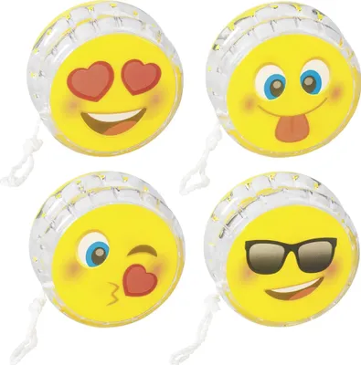 Produktbild von BRUNNEN 102732201 Yoyo "Happy" 6 x 3 cm gelb