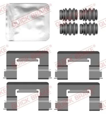 Produktbild von QUICK BRAKE 109-0164 Zubehörsatz Scheibenbremsbelag Vorne für VOLVO XC40 (536)