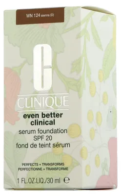Zdjęcie produktu dla Podkład Clinique Even Better Clinical Serum SPF 20, odcień WN 124 Sienna (30 ml)