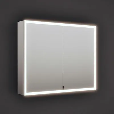 Produktbild von burgbad rl20 Spiegelschrank 102 cm, mit Lichtrahmen