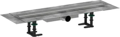Zdjęcie produktu dla Hansgrohe RainDrain Compact - Niecka prysznicowa 60 cm, z rusztem, szczotkowana stal nierdzewna 56162800