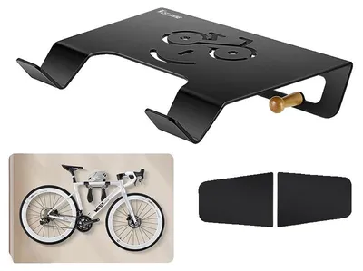 Obrázok produktu pre Regál na uskladnenie bicyklov, montáž na stenu, odolná konštrukcia, BIELA