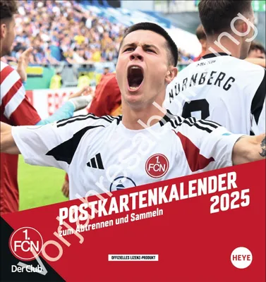 Produktbild von 1. FC Nürnberg Postkartenkalender 2026