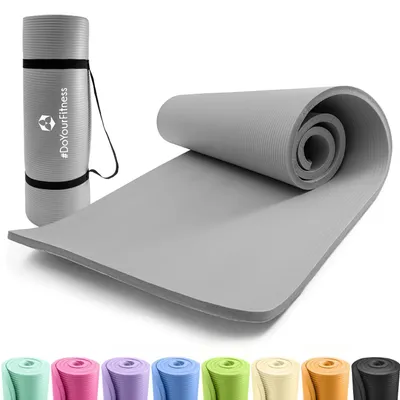 Productafbeelding van #DoYourFitness Yogamat Ashanti, antislip, geschikt voor beginners en gevorderden, schuimbescherming voor gewrichten, geschikt voor gymnastiek, binnen- en buitengebruik, 190 x 100 x 1 cm
