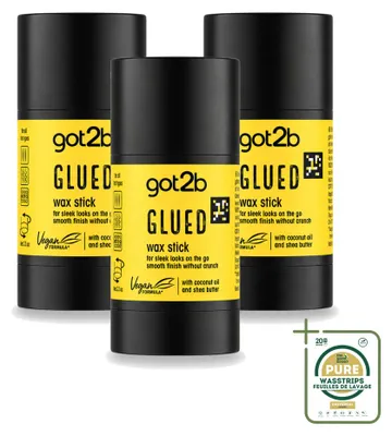 Imagen del producto de 3 unidades de cera en barra got2b Glued - 50 g - Paquete de suministro