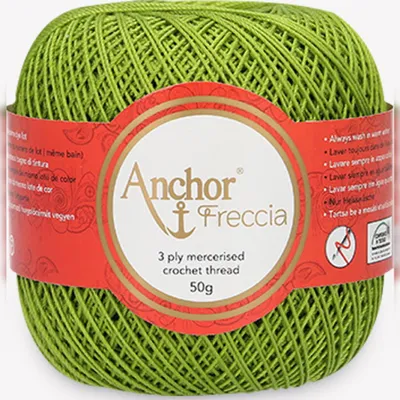 Produktbild von Anchor Freccia 16 – dünnes Baumwollgarn zum Häkeln (Farbe 00255)
