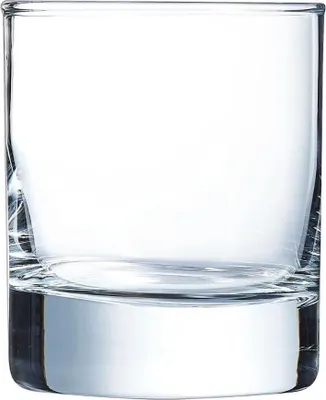 Productafbeelding van Whiskyglazen, IJsland model, zonder vulstreep - 6 stuks - 200 ml, transparant