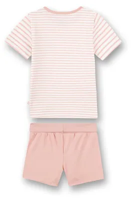 Productafbeelding van Sanetta baby slaapset, roze | Zacht en huidvriendelijk. | Baby pyjama