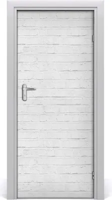 Produktbild von Tulup Türaufkleber 85x205 cm Dekorative Aufkleber Selbstklebend Wasserdichte Tapete Abnehmbar Schlafzimmer Wohnzimmer Wohnkultur - Ziegelwand