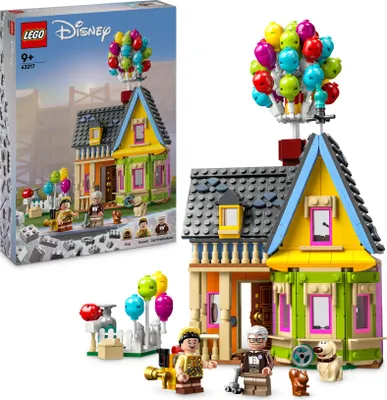 Produktbild von LEGO | Disney and Pixar Carls Haus aus „Oben“, baubares Spielzeug mit Luftballons, Carl, Russell und Dug-Figuren, ikonische Geschenkidee für Mädchen und Jungen 43217