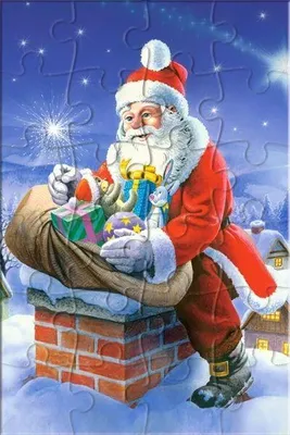 Obrázok produktu pre Puzzle 24 dielov pohľadnica Santa Claus 900558 Castorland