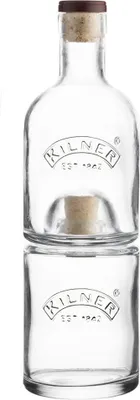 Produktbild von KILNER Öl-Essig Flasche 350ml/330ml stapelbares 2er Set