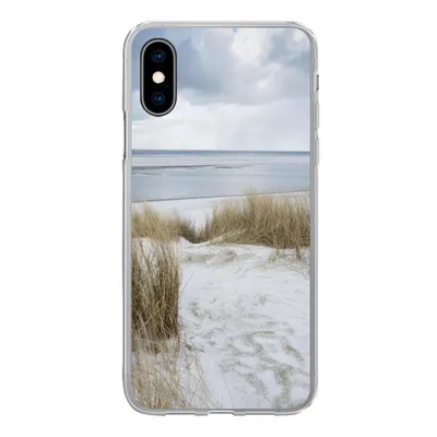 Produktbild von MuchoWow® Handyhülle Schutzhülle Hülle für iPhone X Nordsee - Dünen - Wasser Silikon Softcase Handy Hülle - Handyhülle