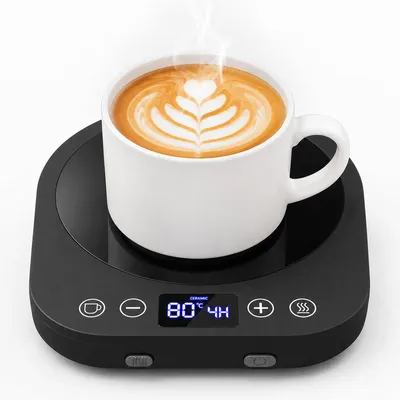 Produktbild von Speisenwärmer Tassenwärmer mit 9 Temperaturstufen, 36 W Kaffeewärmer mit 9-Stunden-Timer, 4 Stunden automatische Abschaltung, Kerzenwärmer, Get